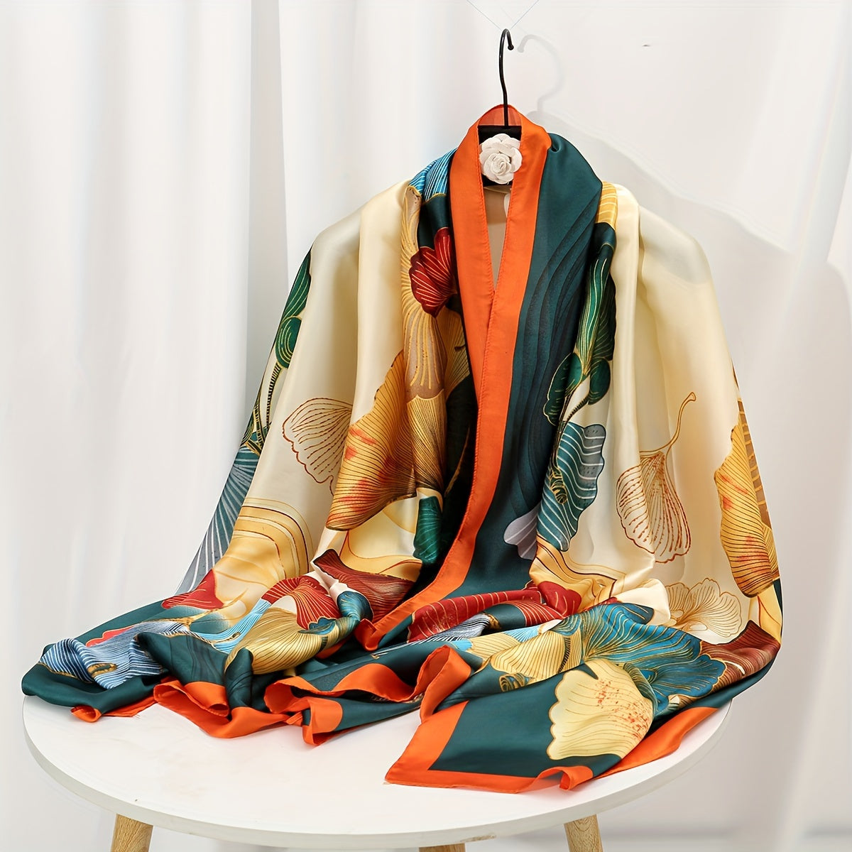 Elegant Landscape Print Scarf