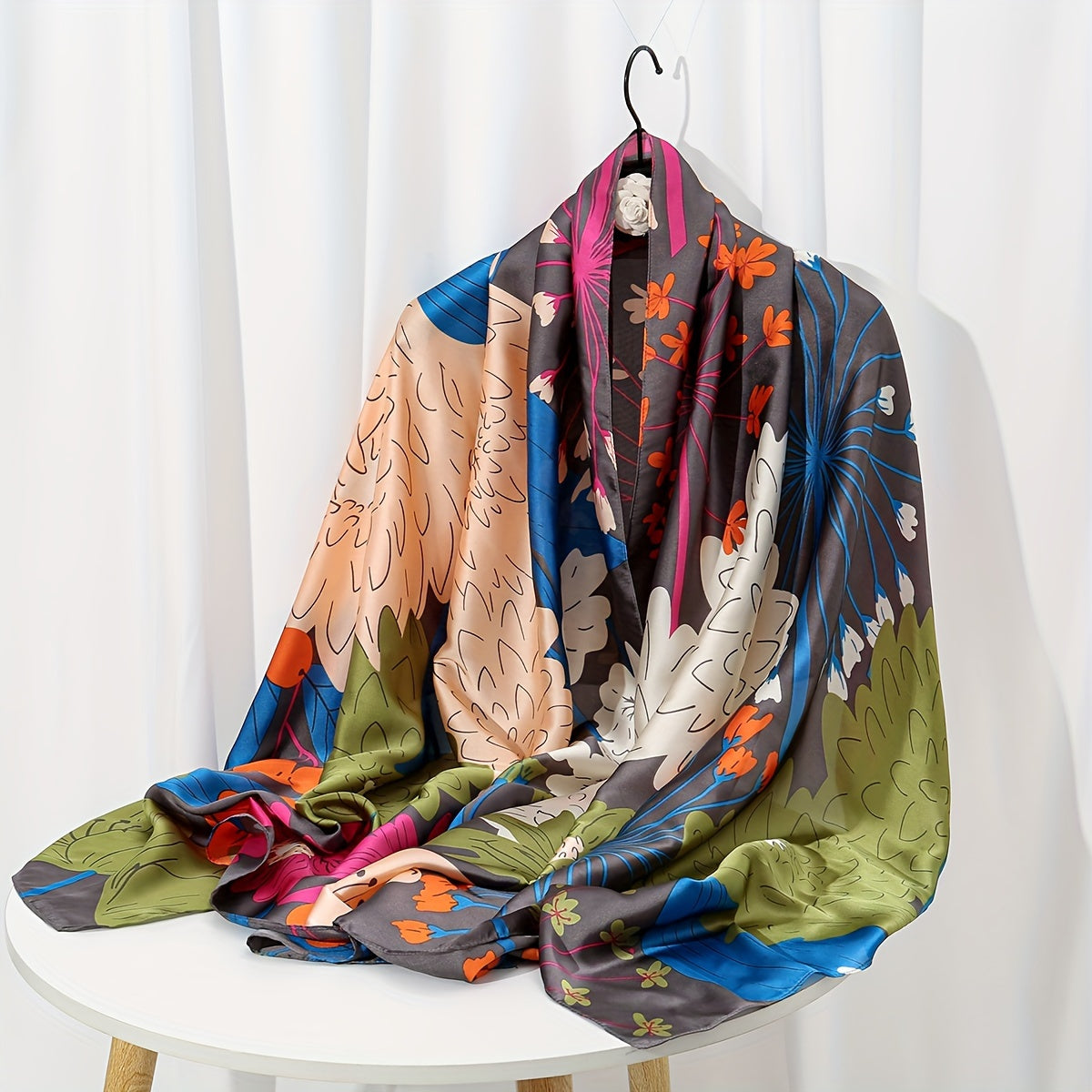 Elegant Landscape Print Scarf