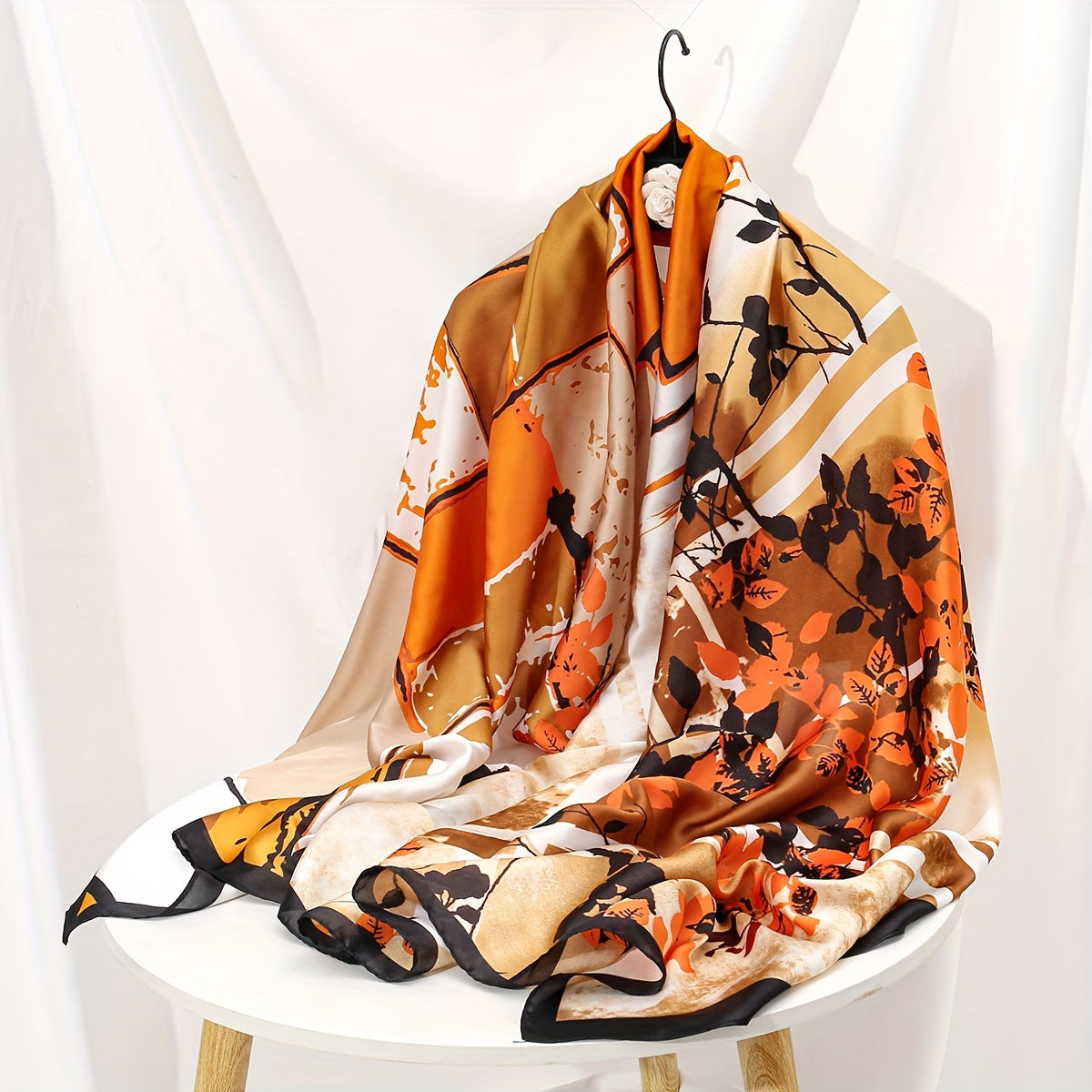 Elegant Landscape Print Scarf
