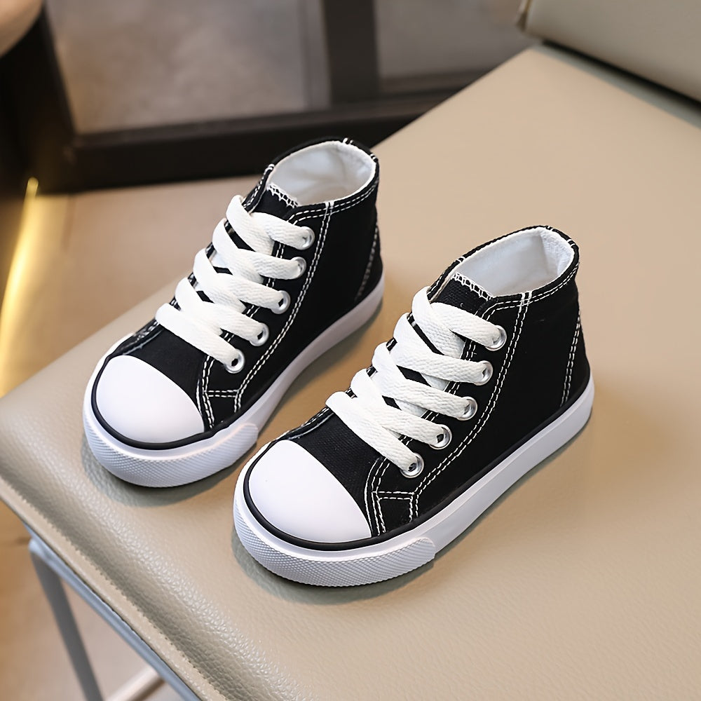 Girls Canvas Sneakers - Ultra-Lightweight & Super Comfortable - Anti-Slip Walking Shoes for Spring & Summer Adventures - Ideal for Outdoor Play