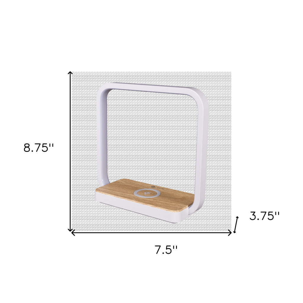 White Wireless Phone Charger