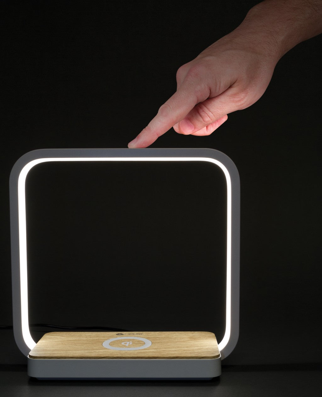 White Wireless Phone Charger