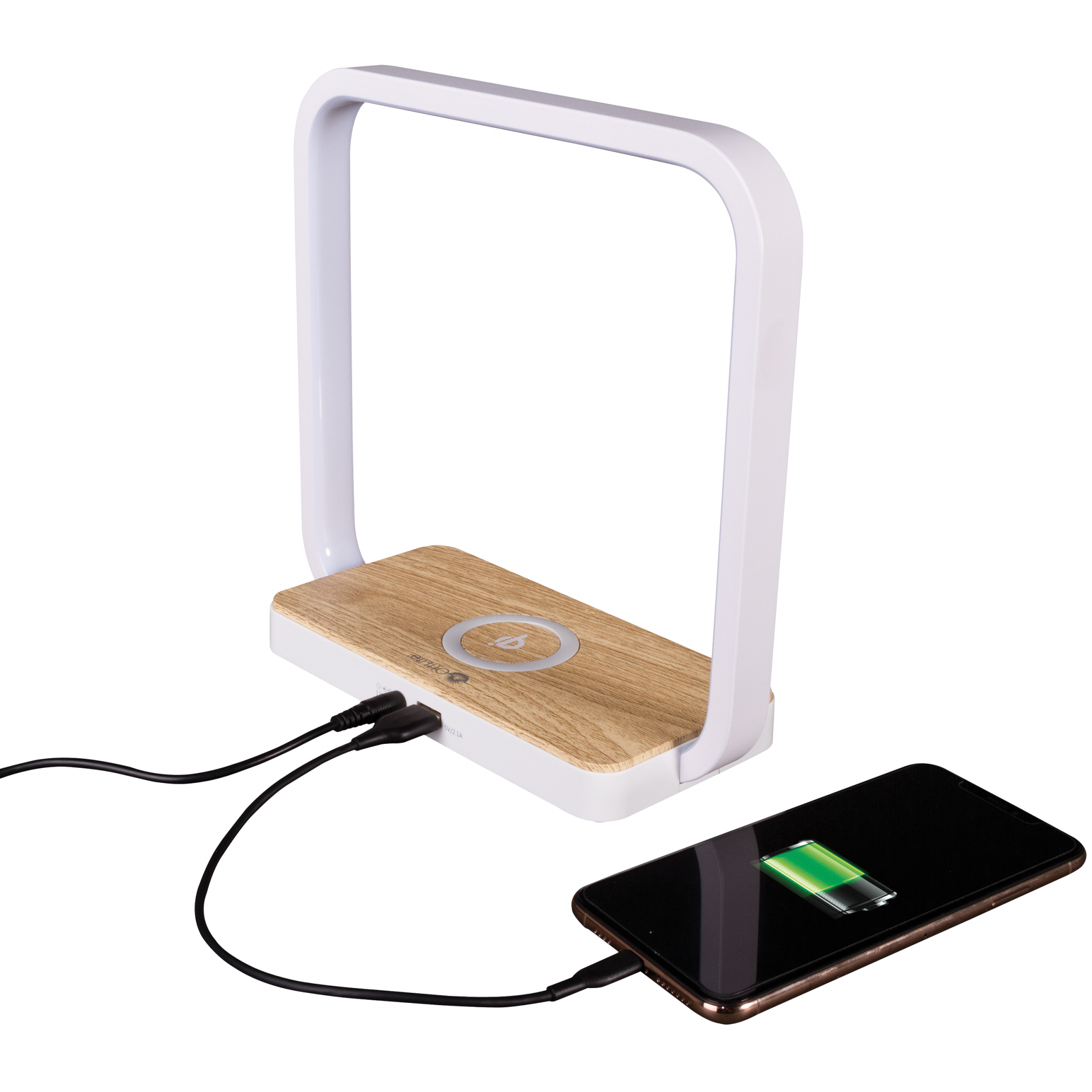 White Wireless Phone Charger