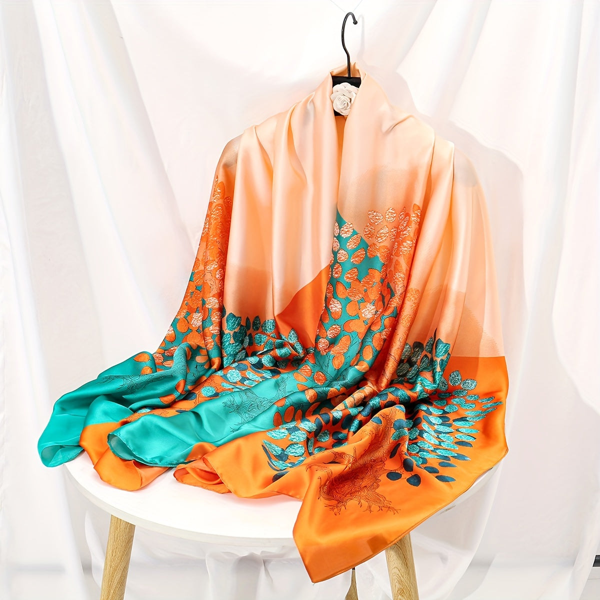 Elegant Landscape Print Scarf