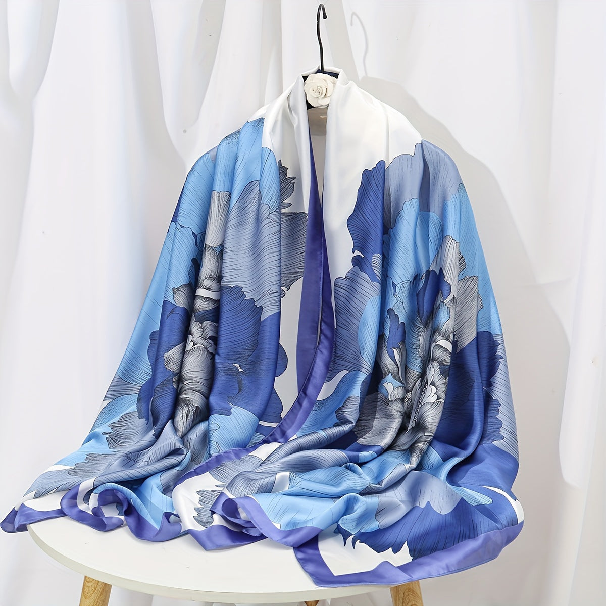 Elegant Landscape Print Scarf