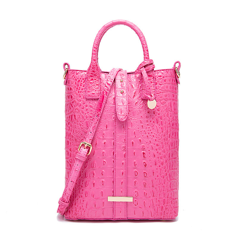 Elegant Crocodile Pattern Tote Bag