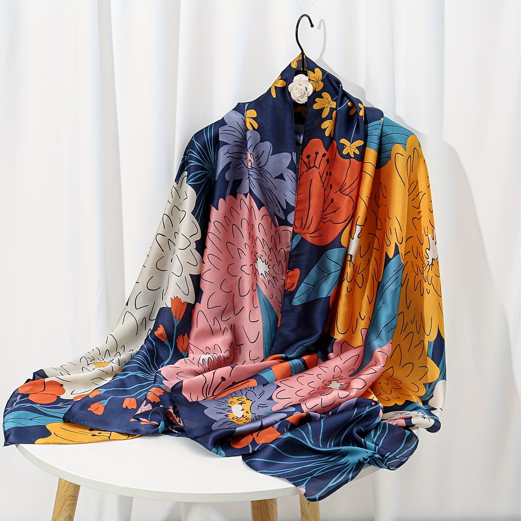 Elegant Landscape Print Scarf