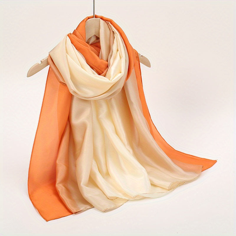 Elegant Landscape Print Scarf
