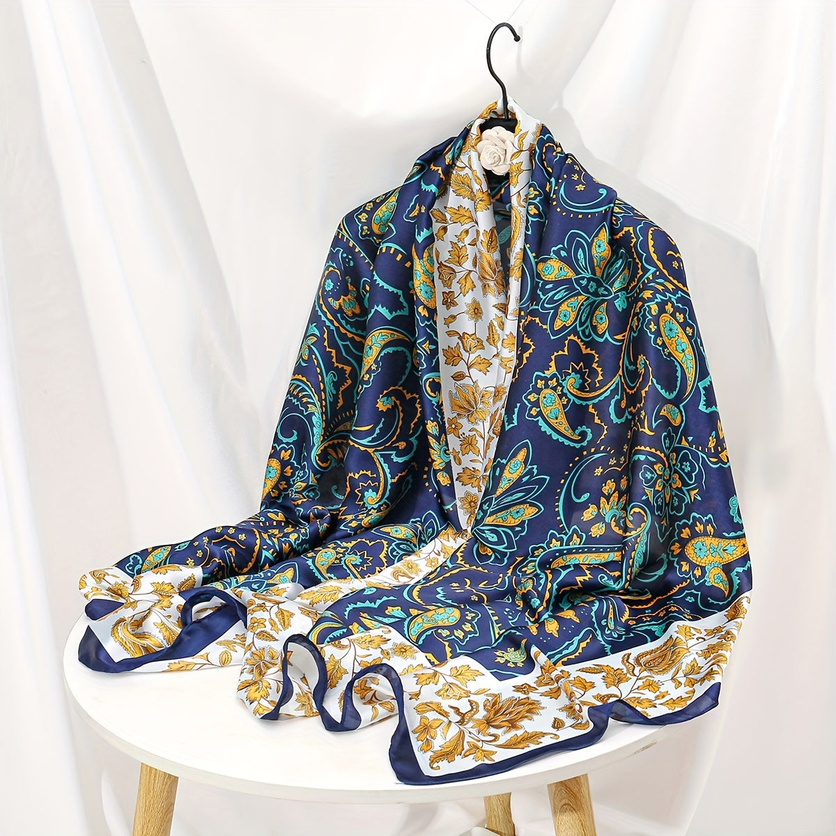 Elegant Landscape Print Scarf