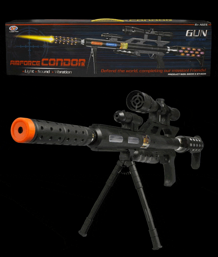 Light Up LED Toy Sniper Rifle