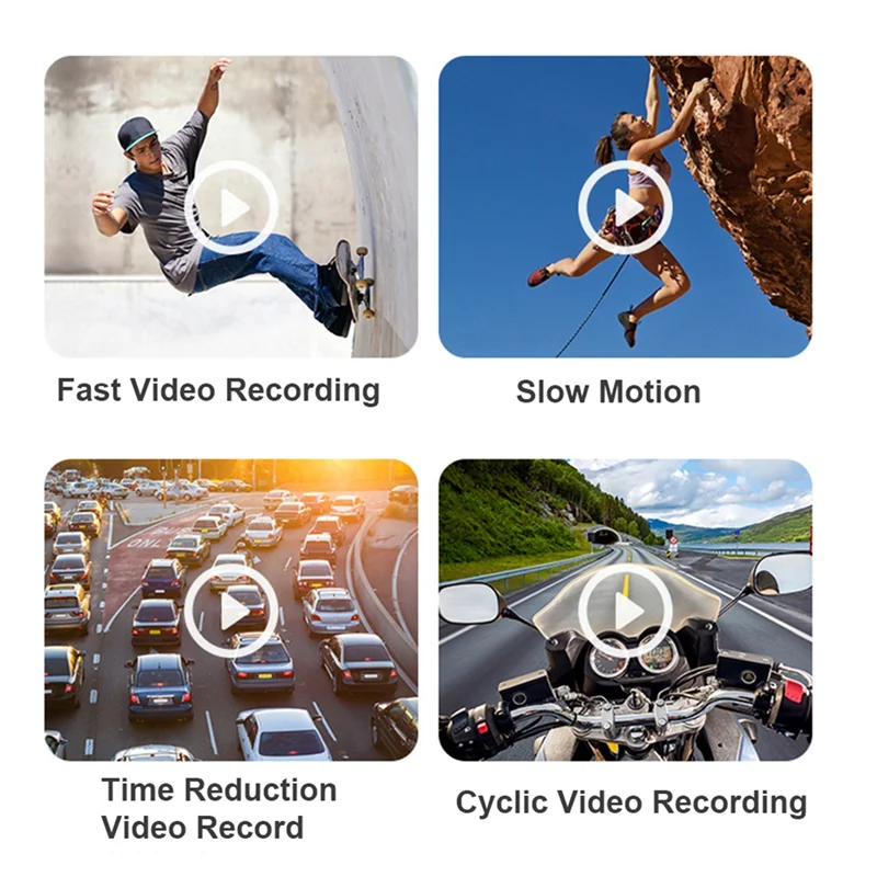 Head Mounted Video Camcorder Camera