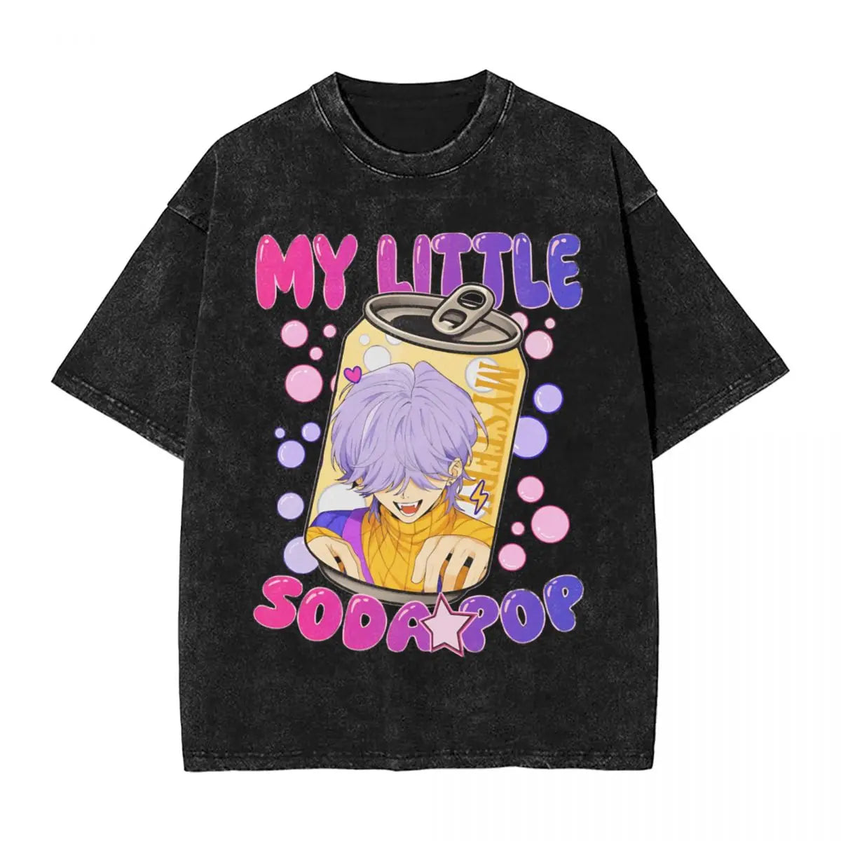 Oversized Washed K Pop T-Shirt