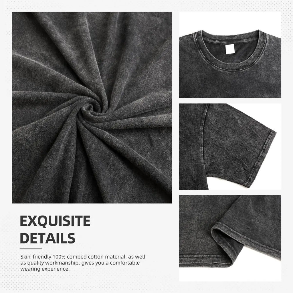 Oversized Washed K Pop T-Shirt