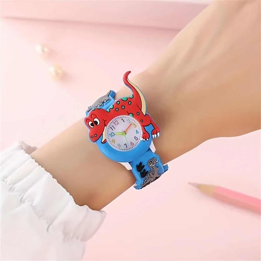 3D Dinosaur Silicone Quartz Watch