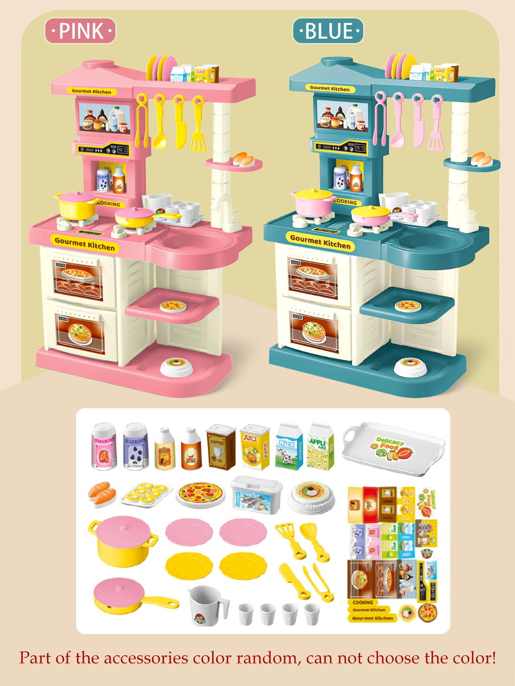 Play Kitchen Accessories for Boys and Girls