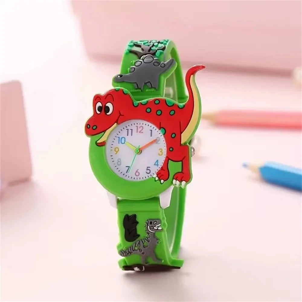 3D Dinosaur Silicone Quartz Watch