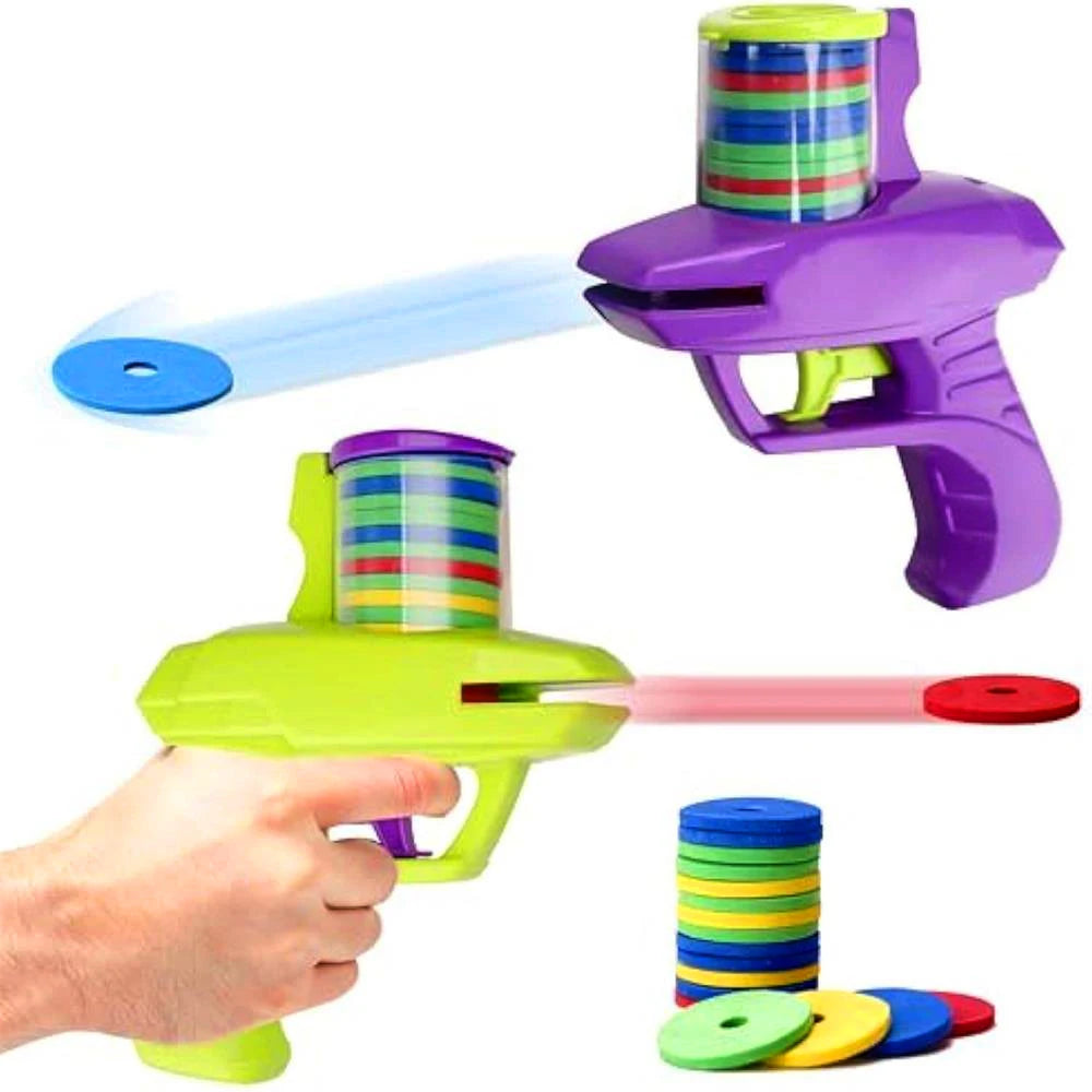 Outdoor Flying Disc Launcher Interactive Toy