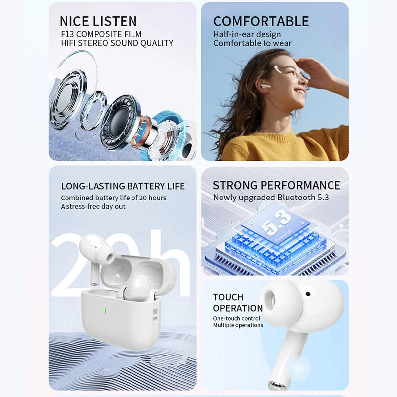 Air Pro Wireless Bluetooth Earphones