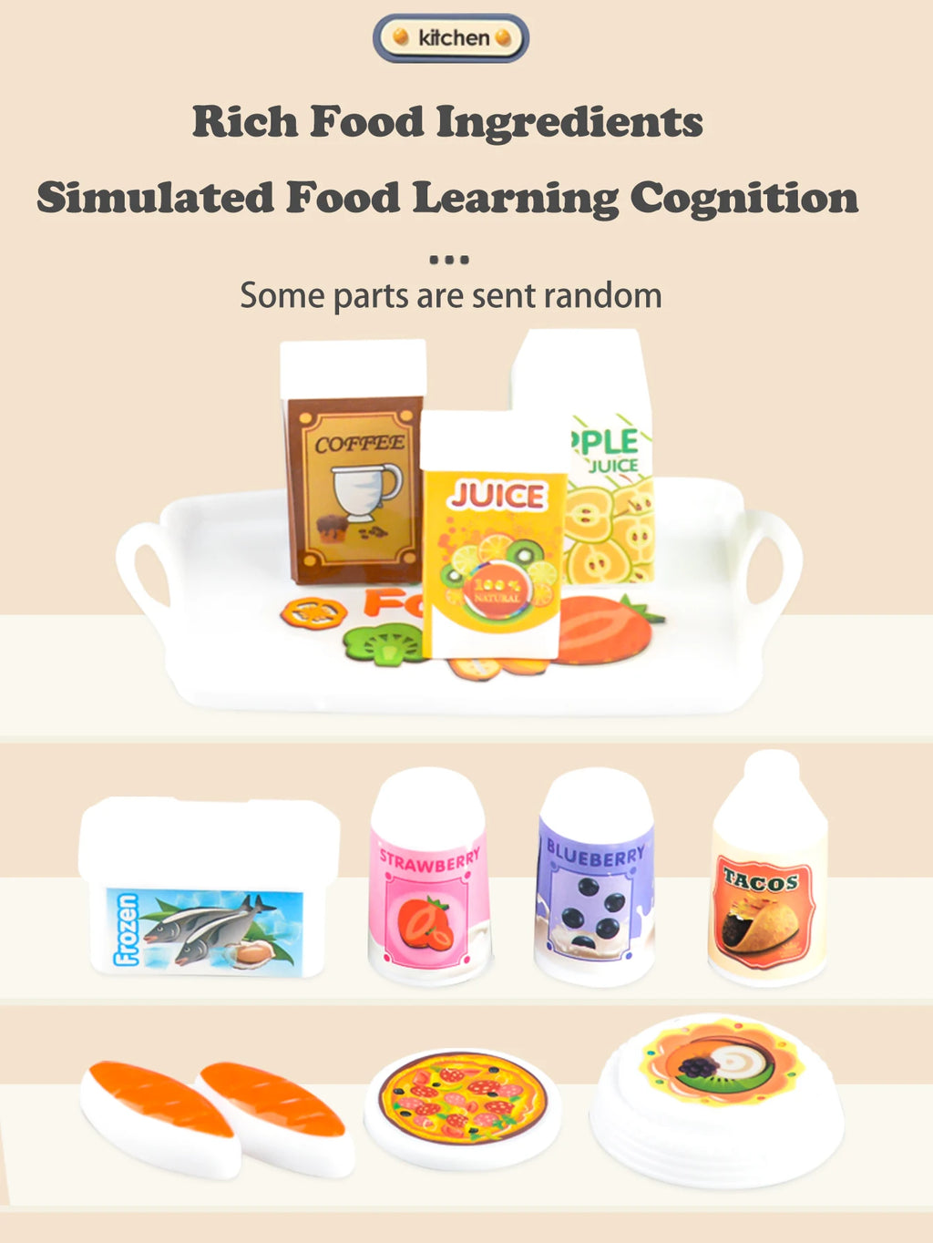 Play Kitchen Accessories for Boys and Girls