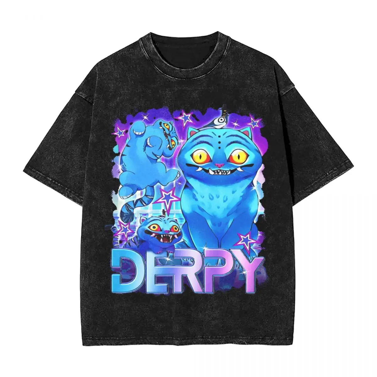 Oversized Washed K Pop T-Shirt