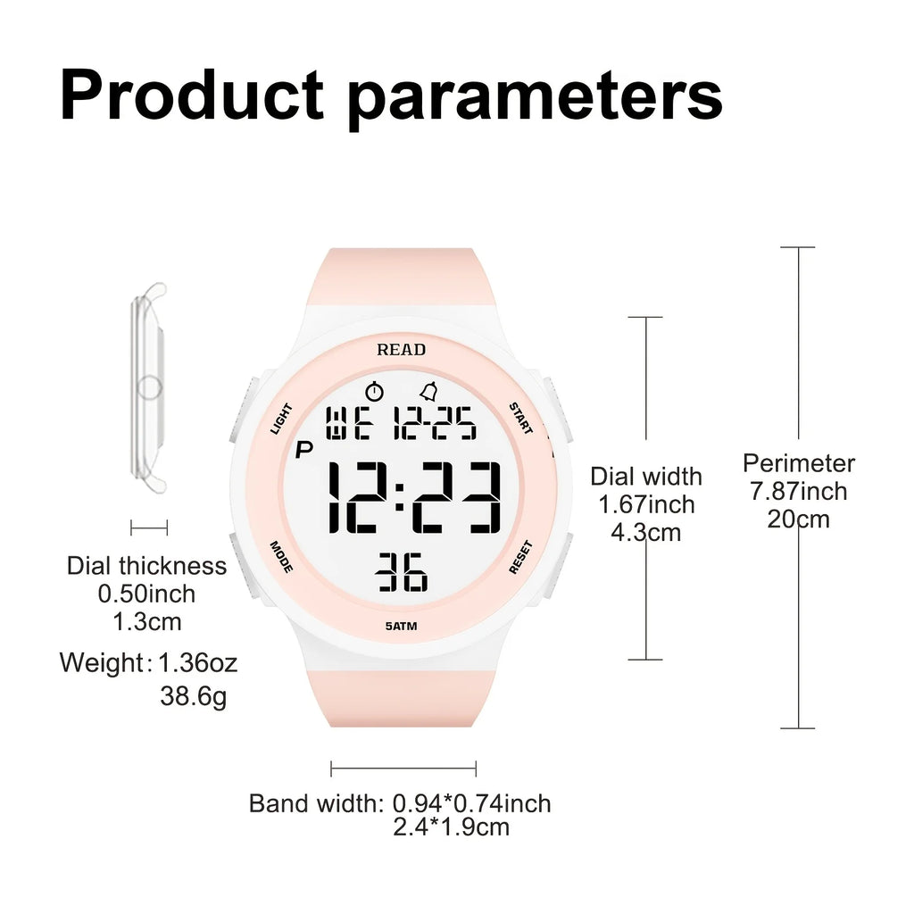 Women, Fashion Waterproof Digital Watch