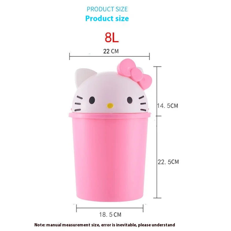 Hello Kitty Trash Can