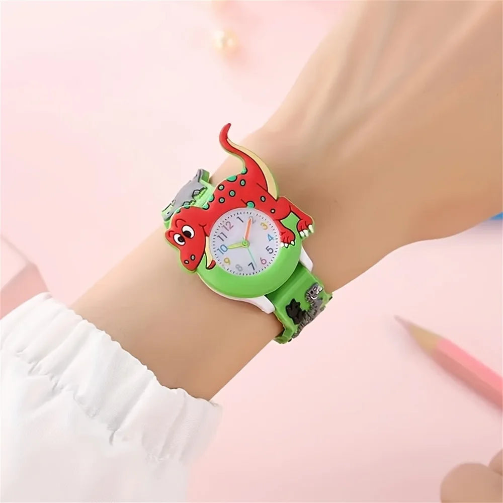 3D Dinosaur Silicone Quartz Watch