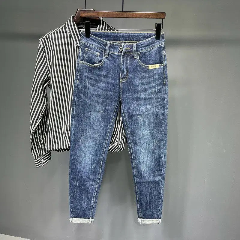 Men's Jeans Blue Slim-fitting