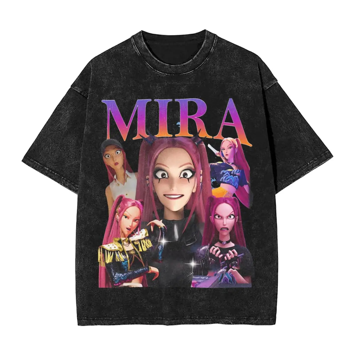 Oversized Washed K Pop T-Shirt