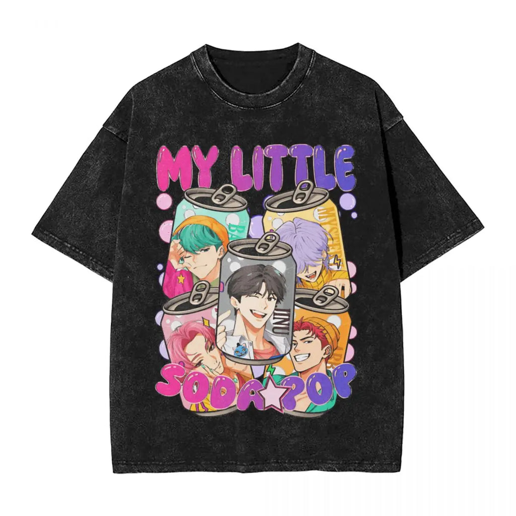 Oversized Washed K Pop T-Shirt