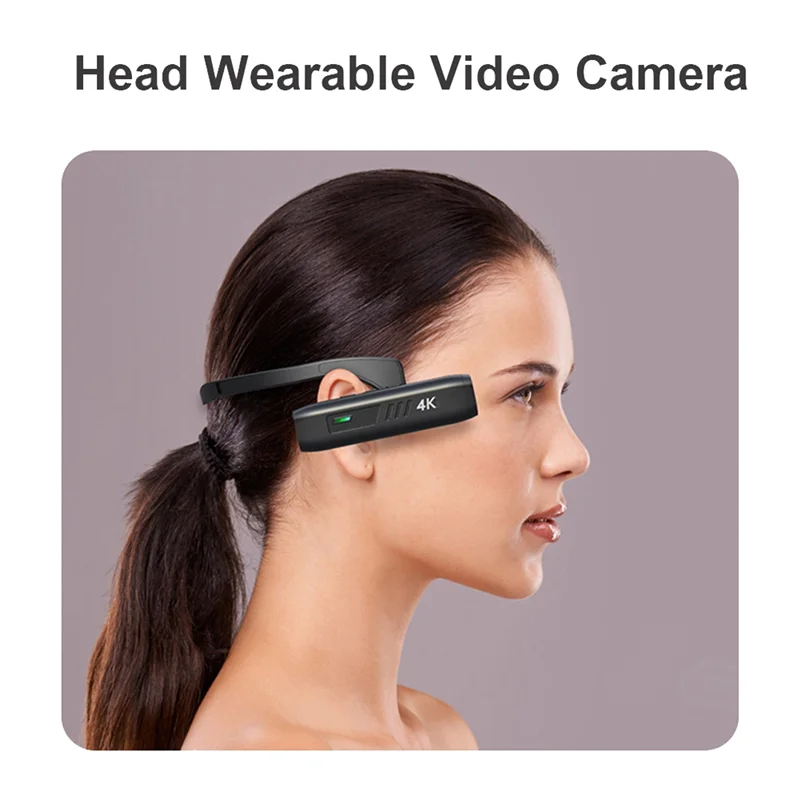 Head Mounted Video Camcorder Camera