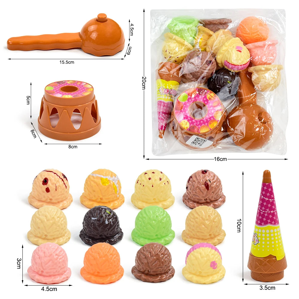 Toy Ice Cream Stack Up