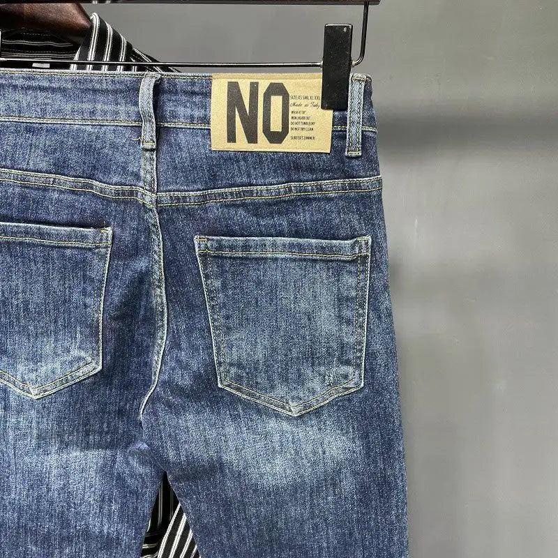 Men's Jeans Blue Slim-fitting