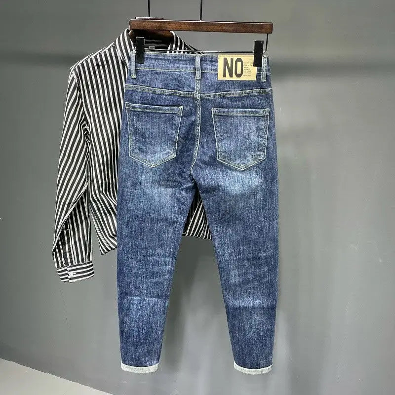 Men's Jeans Blue Slim-fitting