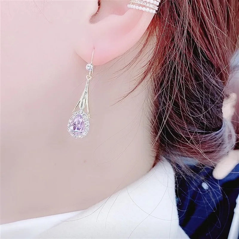 Shiny Clrystal Earrings