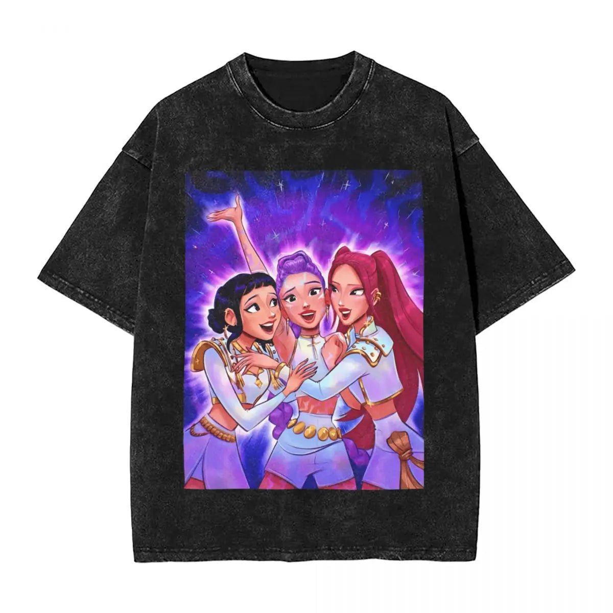 Oversized Washed K Pop T-Shirt