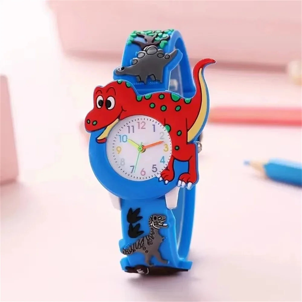 3D Dinosaur Silicone Quartz Watch