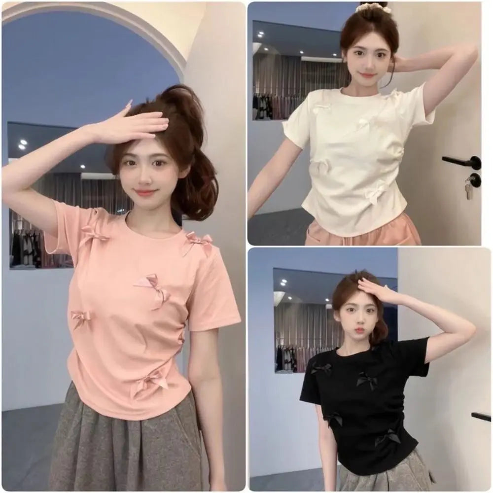 Fashion Ballet Bowknot Top