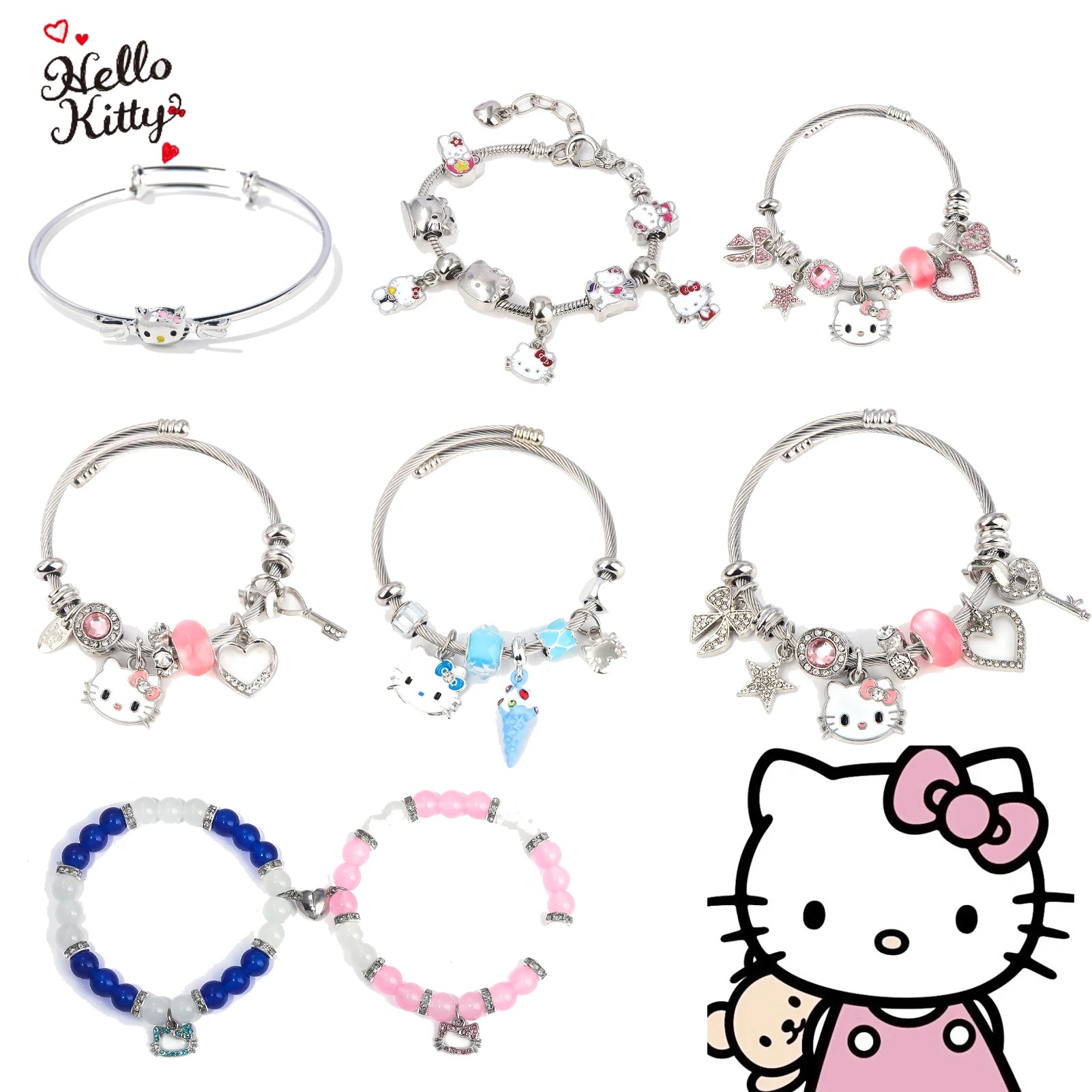 Cute Hello Kitty Bracelets