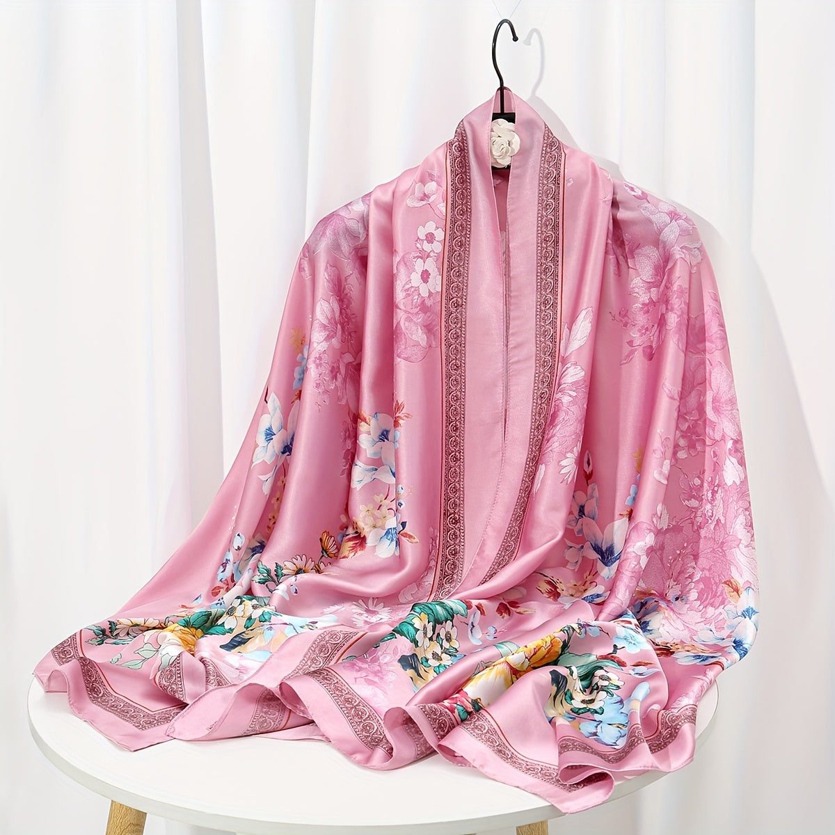 Elegant Landscape Print Scarf