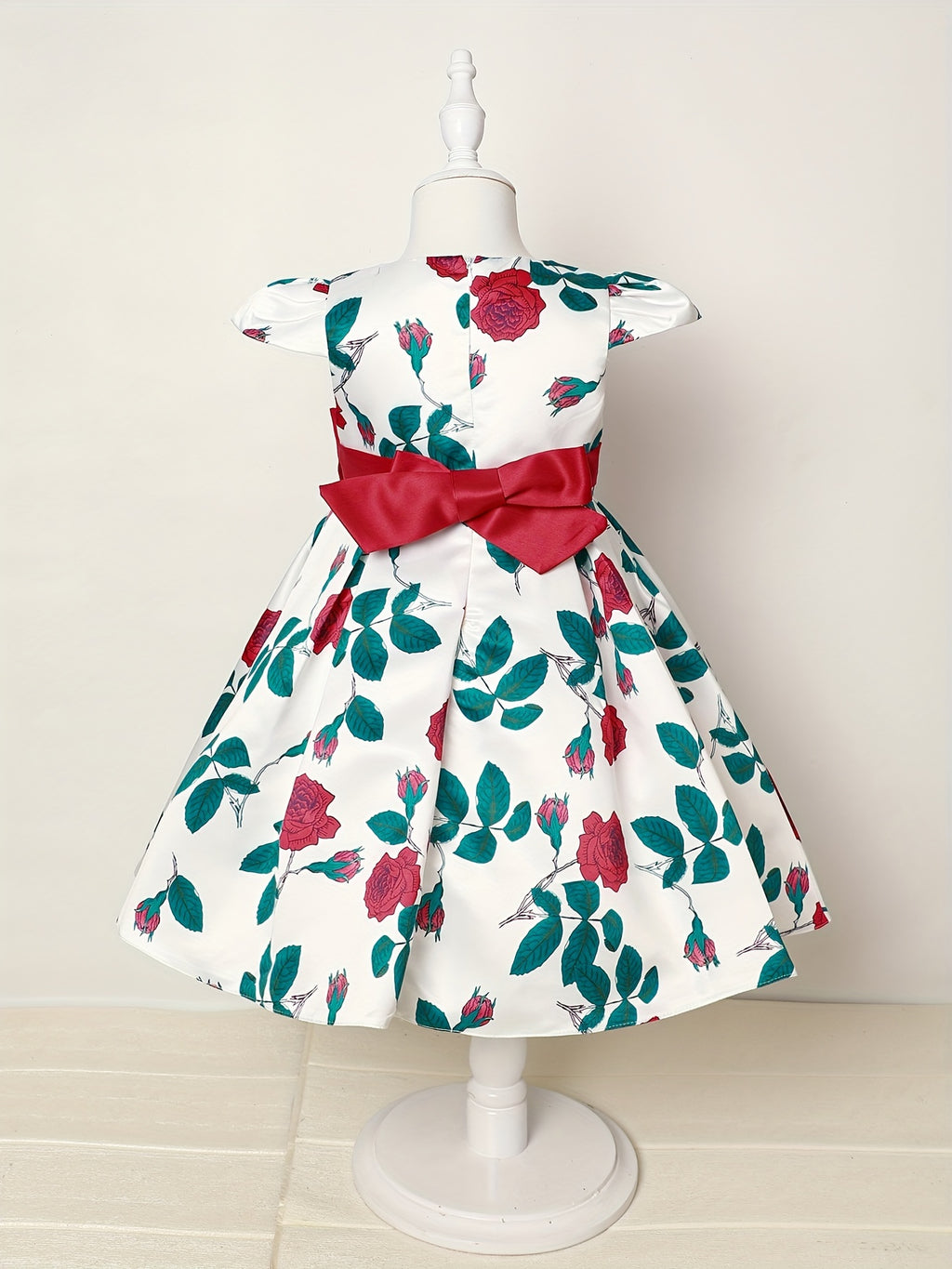 Children Eden 3-10 Years Girls Rose Print Dress