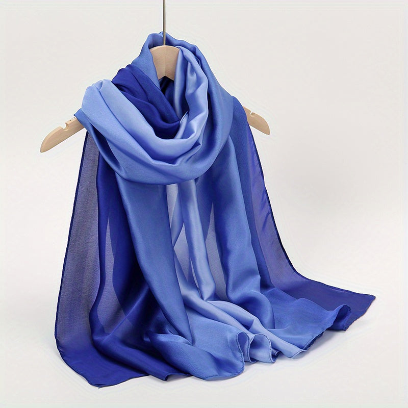 Elegant Landscape Print Scarf